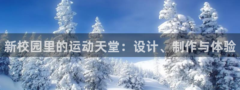 凯捷体育平台注册：新校园里的运动天堂：设计、制作与体